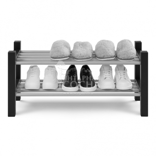 Полка для обуви МИЧА Черная Полка для обуви МИЧА Черная