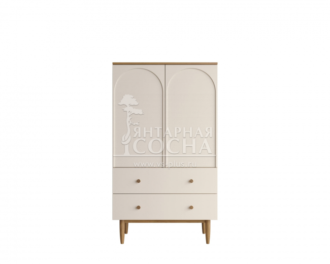 Комод с двумя дверками и двумя ящиками "Arka" AR14 Комод с двумя дверками и двумя ящиками "Arka" AR14