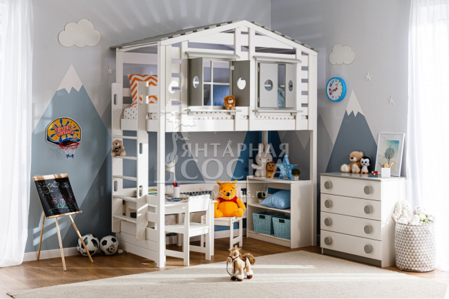 Кровать-домик В-яр Тимберика Кидс №12 Кровать-домик В-яр Тимберика Кидс №12