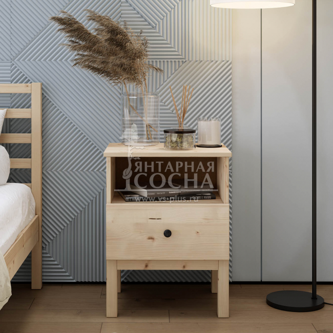 Тумба прикроватная ТИРАНА без отделки Тумба прикроватная ТИРАНА без отделки