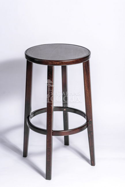 Стул барный Sol твердый темный орех Стул барный Sol твердый темный орех