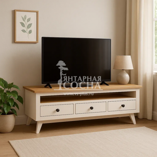 Тумба ТВ 130 3 ящика Аледжи Тумба ТВ 130 3 ящика Аледжи