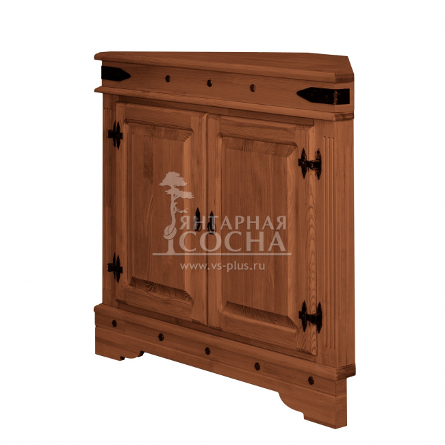 Тумба Викинг 02 угловая из массива сосны (орех) Тумба Викинг 02 угловая из массива сосны (орех)
