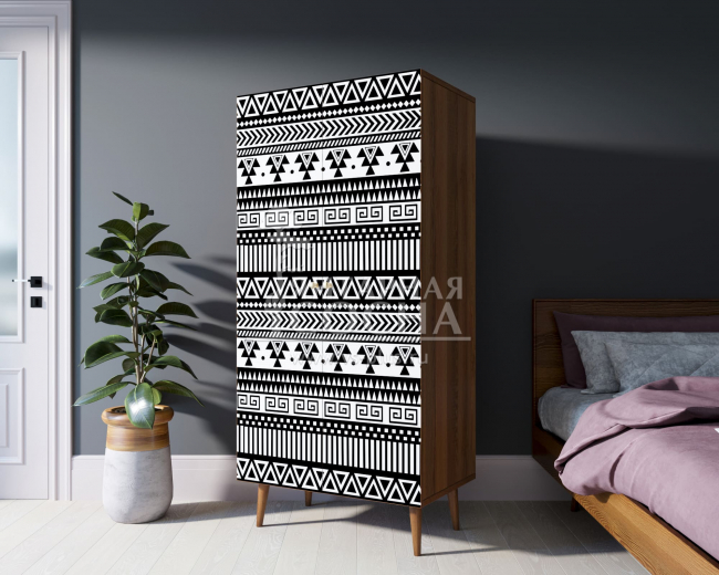 Шкаф малый двухстворчатый "Berber" принт 19 арт BB08/Print_19 Шкаф малый двухстворчатый "Berber" принт 19 арт BB08/Print_19