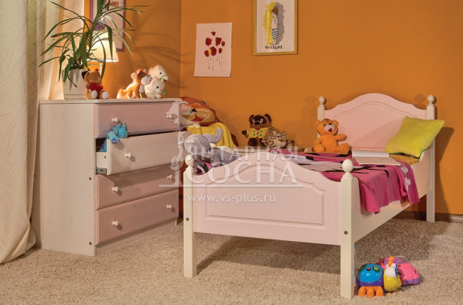 Кровать Кая (K2) детская(фигурный царга)