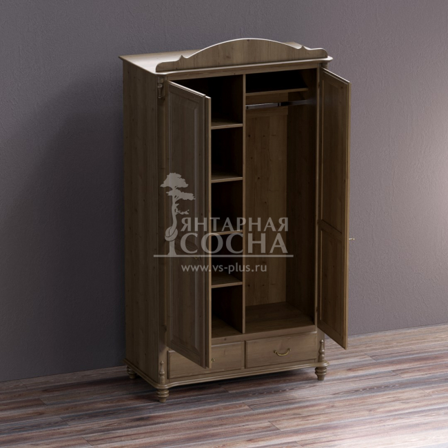 Шкаф 2-х створчатый (с ящиками) комбинированный Шкаф 2-х створчатый (с ящиками) комбинированный