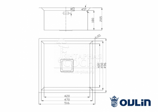 Мойка Oulin OL-FU114 Мойка Oulin OL-FU114