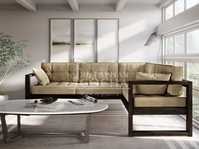 Диван Астер Угловой Textile Венге Beige Диван Астер Угловой Textile Венге Beige