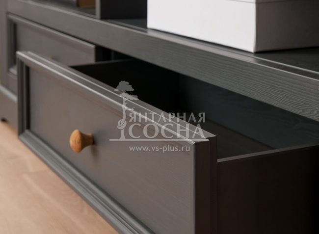 Тумба ТВ Форест Графит 2 ящика Тумба ТВ Форест Графит 2 ящика