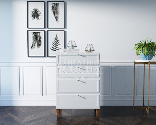 Комод "Andersen" вертикальный арт AN07WH Комод "Andersen" вертикальный арт AN07WH