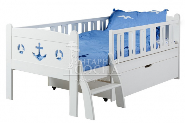 Кровать детская Тимберика Кидс №1 Якорь Кровать детская Тимберика Кидс №1 Якорь