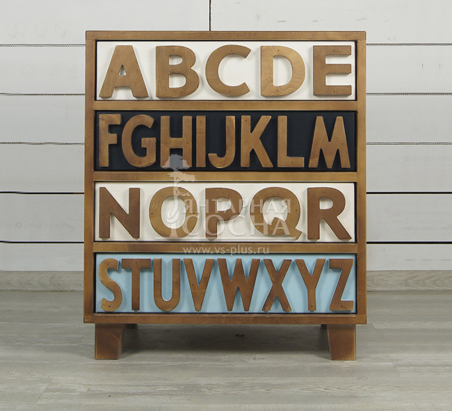 ��������� ����� "Alphabeto Birch" (4 �����) ��� RE-032ETG/4