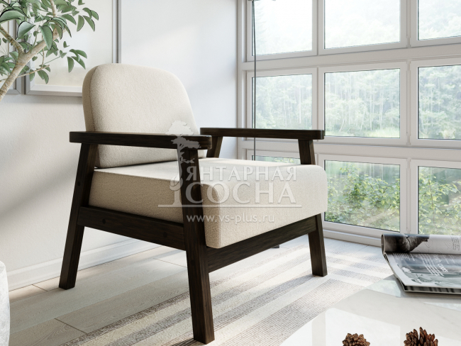 Кресло Флори Velvet Венге Beige Кресло Флори Velvet Венге Beige
