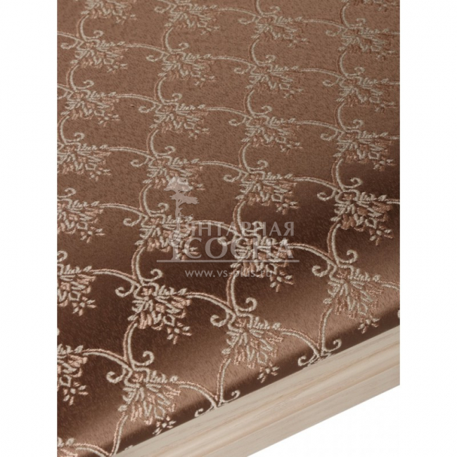 Банкетка "Римская" 350х800 дуб бежевый/коричневая патина/жаккард кремовый Банкетка "Римская" 350х800 дуб бежевый/коричневая патина/жаккард кремовый