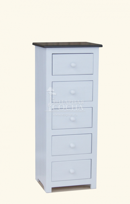 Шифоньер 5 ящиков с сердцем Шифоньер 5 ящиков с сердцем