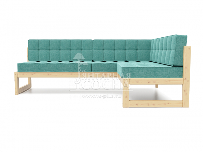 Диван Сега Угловой Textile Сосна Turquoise Диван Сега Угловой Textile Сосна Turquoise