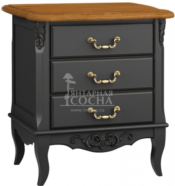 Тумба прикроватная 3 ящика Прованс ясень Тумба прикроватная 3 ящика Прованс ясень