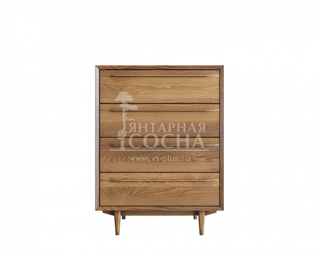 Комод в Скандинавском стиле "Bruni" на четыре ящика арт BR08 Комод в Скандинавском стиле "Bruni" на четыре ящика арт BR08