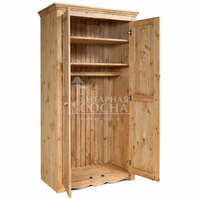 Шкаф Прованс 2 дверки, 1 полка, штанга KSA2 Шкаф Прованс 2 дверки, 1 полка, штанга KSA2