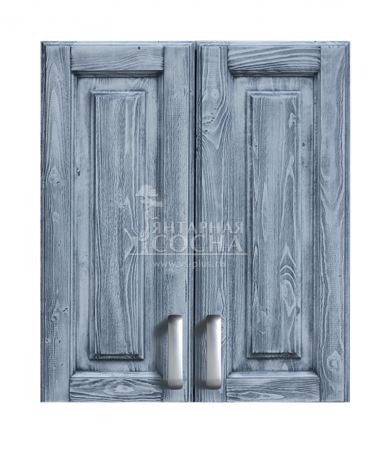 Шкаф навесной"Монблан" (600)  (2 двери, 2 полки) H720