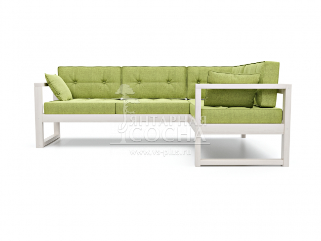 Диван Астер Угловой Textile Беленый Дуб Green Диван Астер Угловой Textile Беленый Дуб Green