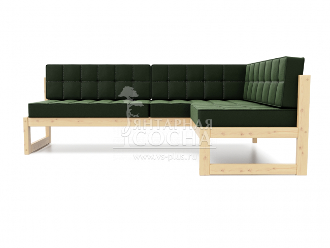 Диван Сега Угловой Velvet Сосна Green Диван Сега Угловой Velvet Сосна Green