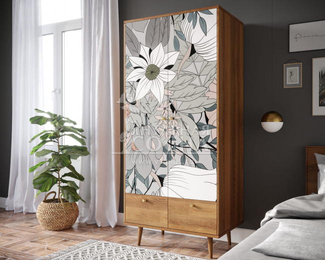 Шкаф двухстворчатый "Berber" принт 50 арт BB16/Print_50 Шкаф двухстворчатый "Berber" принт 50 арт BB16/Print_50