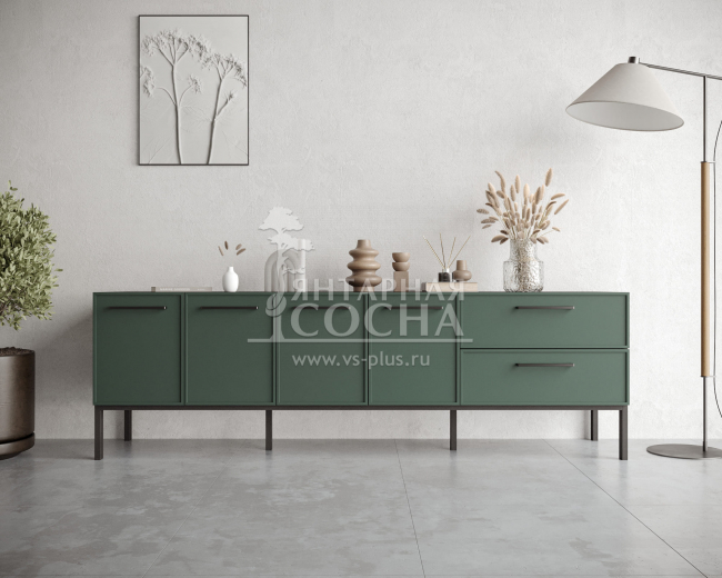 Комод с четырьмя дверками и двумя ящиками "Nicole" арт NEM04G Комод с четырьмя дверками и двумя ящиками "Nicole" арт NEM04G