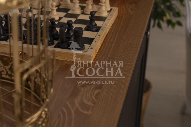 Комод буфета Пенни (Тумба буфета 22) блэк/антик 24 Комод буфета Пенни (Тумба буфета 22) блэк/антик 24