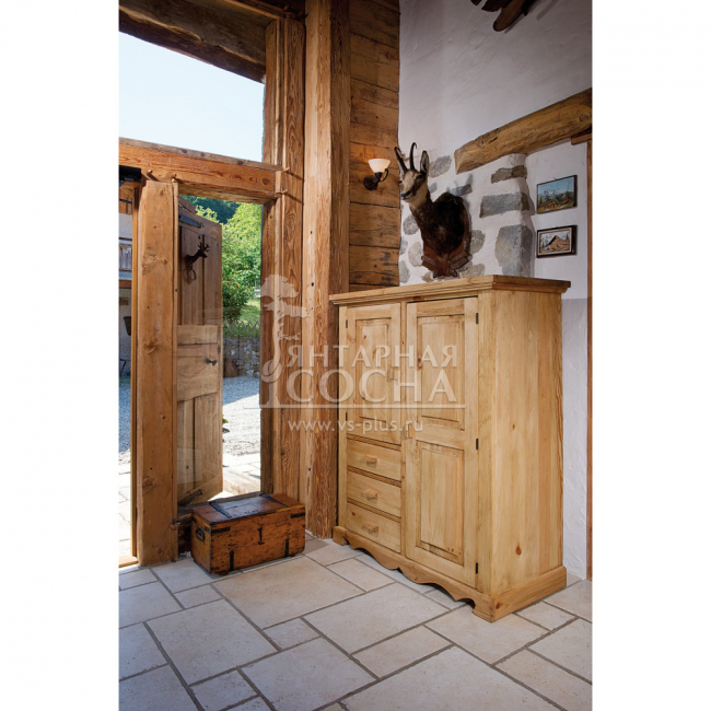 Шкаф Прованс 2 дверки 3 ящика KOF23 Шкаф Прованс 2 дверки 3 ящика KOF23