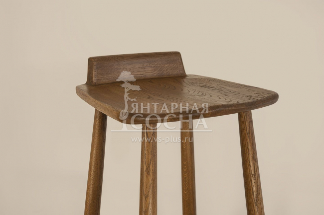 Стул барный Денвер из массива дуба коньяк Стул барный Денвер из массива дуба коньяк