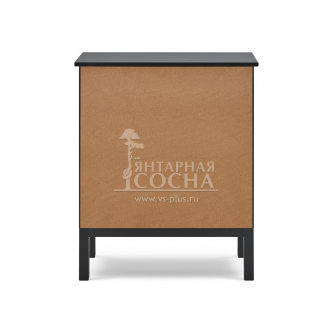 Комод ТИРАНА 3 ящика Черный Комод ТИРАНА 3 ящика Черный