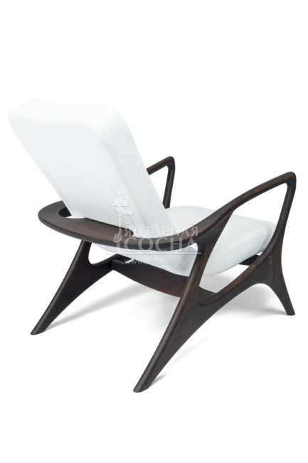 Кресло Лира из массива дуба в натуральной коже Кресло Лира из массива дуба в натуральной коже