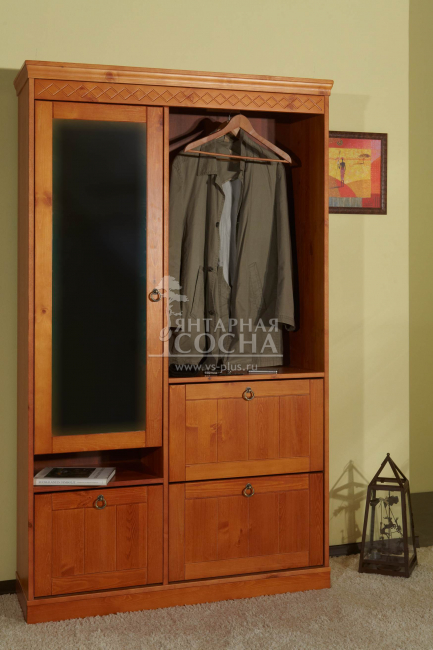 Шкаф для прихожей комбинированный Дания Шкаф для прихожей комбинированный Дания