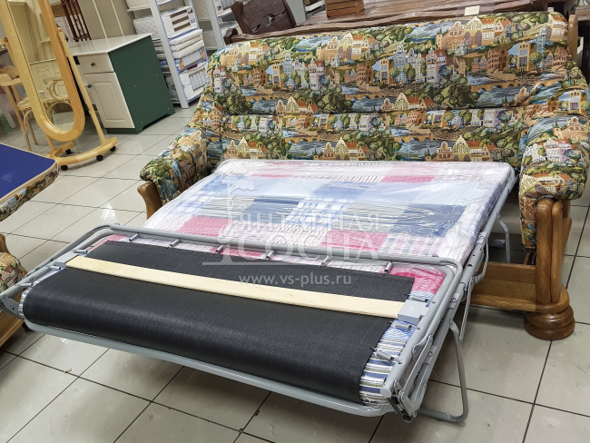 Диван-кровать 2-х местный Цезарь Сосна натуральная Диван-кровать 2-х местный Цезарь Сосна натуральная