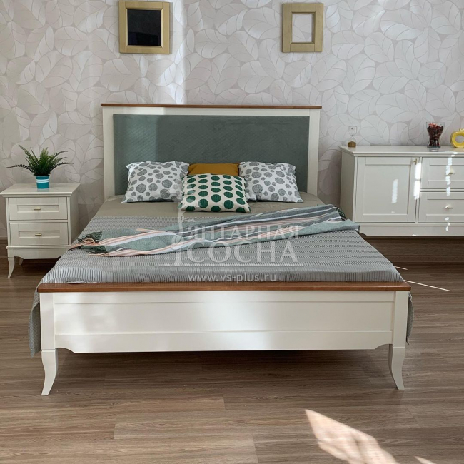 Кровать с мягким изголовьем Римини Кровать с мягким изголовьем Римини