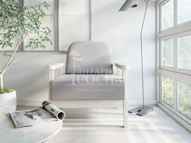 Кресло Флори Velvet Беленый Дуб Grey Кресло Флори Velvet Беленый Дуб Grey