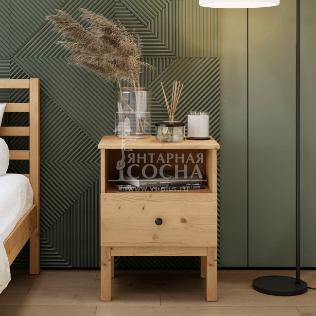 Тумба прикроватная ТИРАНА Светло-коричневая Тумба прикроватная ТИРАНА Светло-коричневая