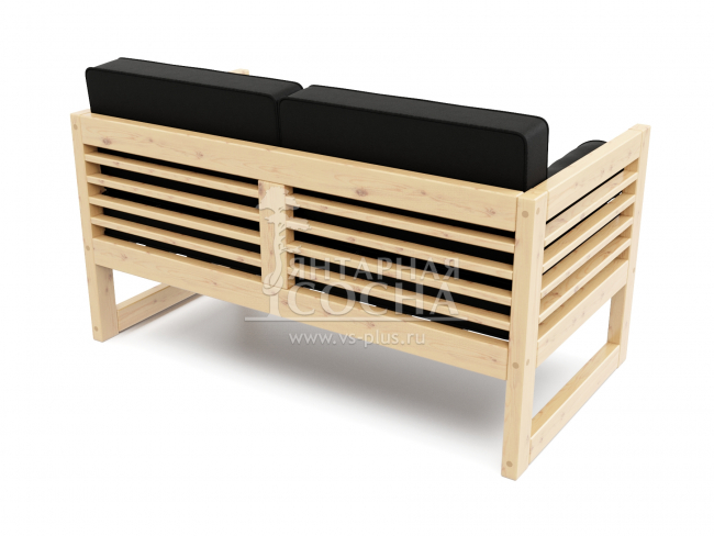 Диван Сега М Velvet Сосна Black Диван Сега М Velvet Сосна Black