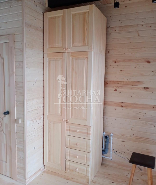 Шкаф 2-дверный с 4 ящиками Оскар-2-я Шкаф 2-дверный с 4 ящиками Оскар-2-я