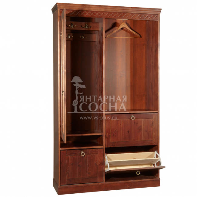 Шкаф для прихожей комбинированный Дания Шкаф для прихожей комбинированный Дания
