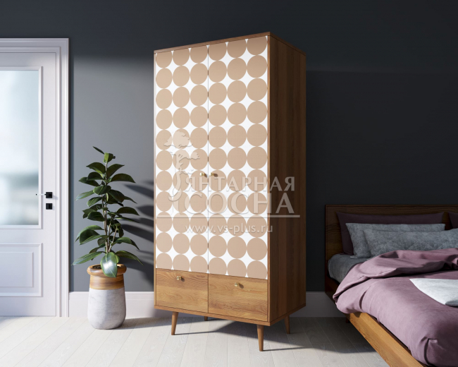 Шкаф двухстворчатый "Berber" принт 17 арт BB16/Print_17 Шкаф двухстворчатый "Berber" принт 17 арт BB16/Print_17