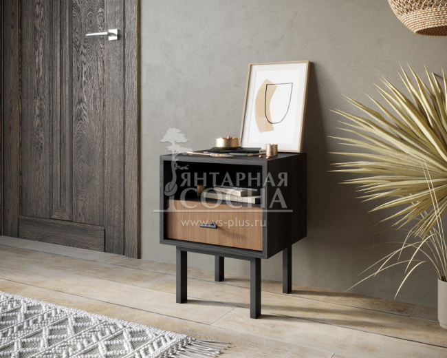 Тумбочка с нижним ящиком "Emerson" арт EM17 Тумбочка с нижним ящиком "Emerson" арт EM17