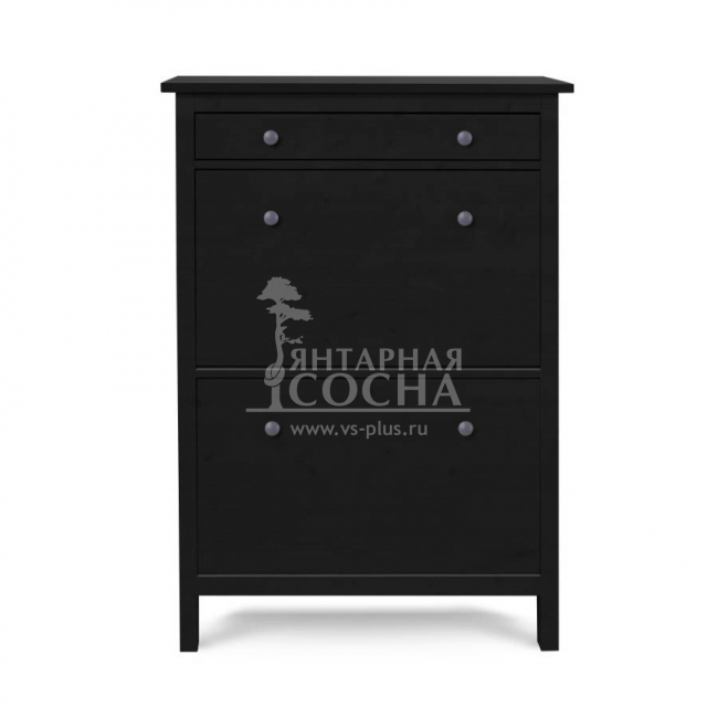 Тумба для обуви КЫМОР 89 Черная Тумба для обуви КЫМОР 89 Черная