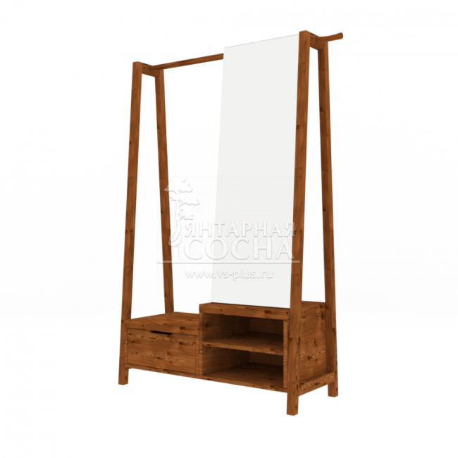 Вешалка-гардероб Доната 4 из массива сосны Вешалка-гардероб Доната 4 из массива сосны