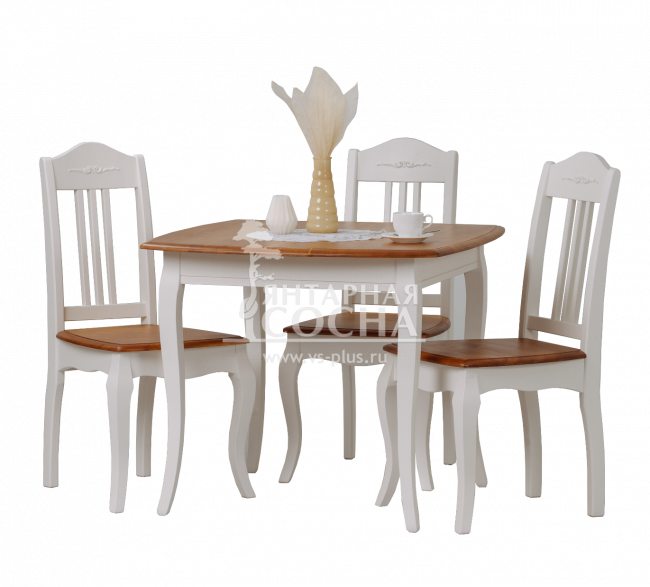 Стол обеденный Ари-Прованс №4 880х880х750 Стол обеденный Ари-Прованс №4 880х880х750