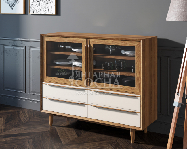 Буфет "Bruni white" низкий арт BR34WH Буфет "Bruni white" низкий арт BR34WH