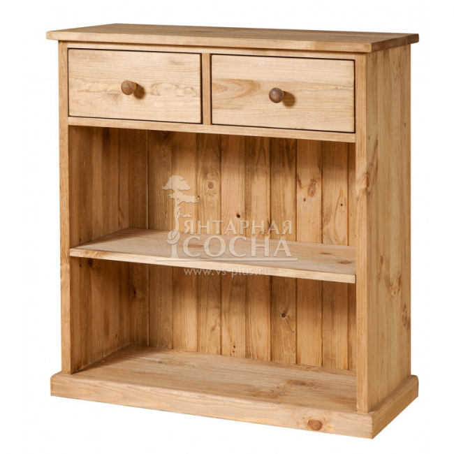 Книжный шкаф Прованс, стеллаж (полки, 2 ящика) KAB12 Книжный шкаф Прованс, стеллаж (полки, 2 ящика) KAB12