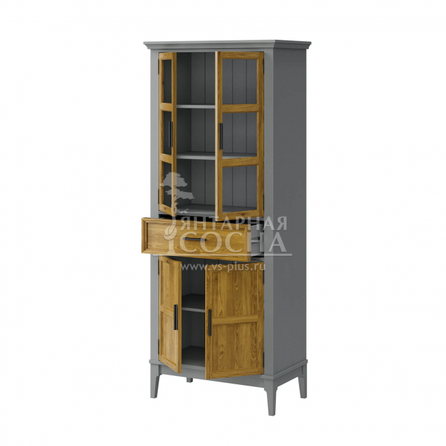 Шкаф для посуды Квадро-С 221-185 Шкаф для посуды Квадро-С 221-185