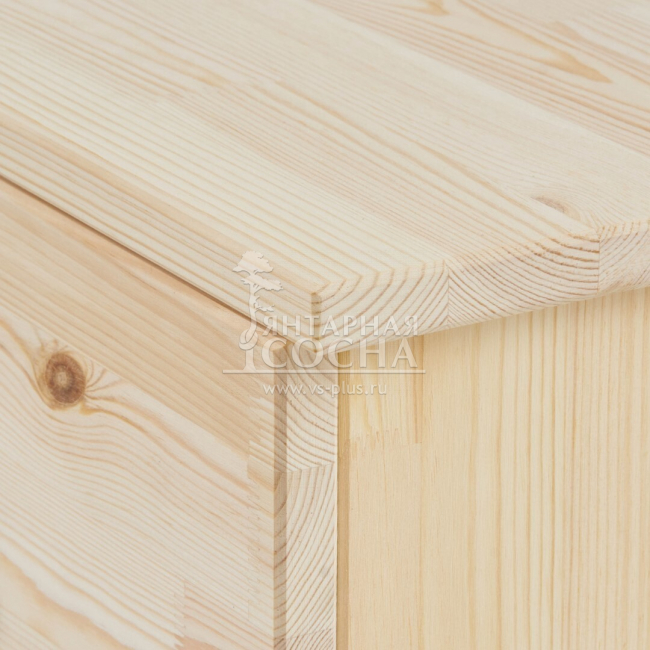 Комод ТИРАНА 3 ящика без отделки Комод ТИРАНА 3 ящика без отделки